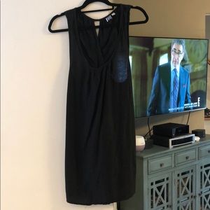 Black beach cover up